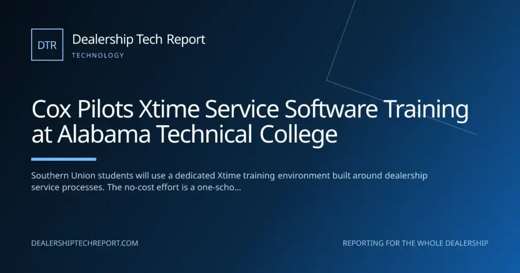 Cox Pilots Xtime Service Software Training at Alabama Technical College