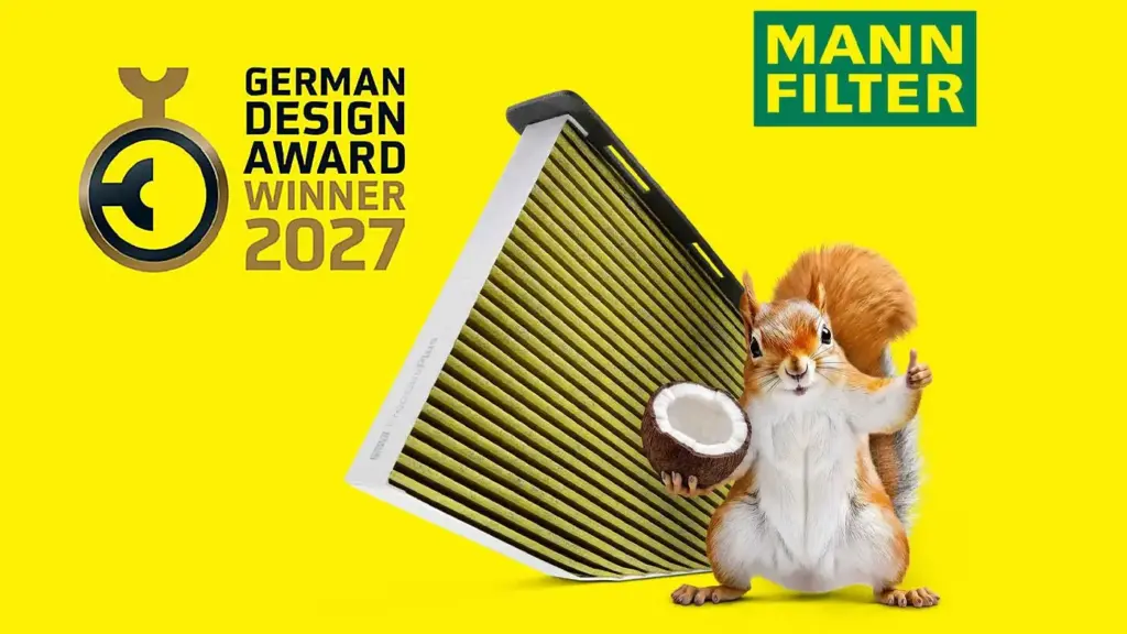 MANN-FILTER Wins 2027 German Design Award
