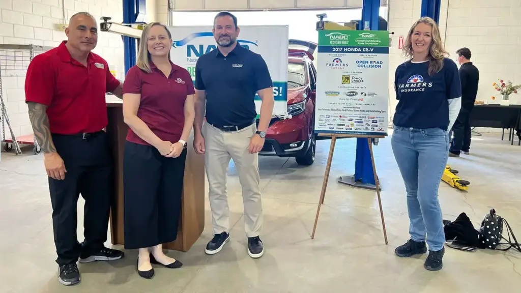 NABC, Open Road Collision Donate Recycled Ride to New Mexico Mom