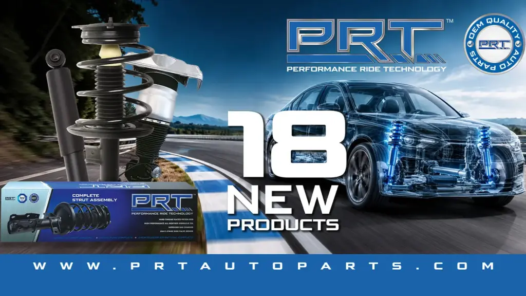 PRT Adds 18 Complete Strut and Shock Applications for North America