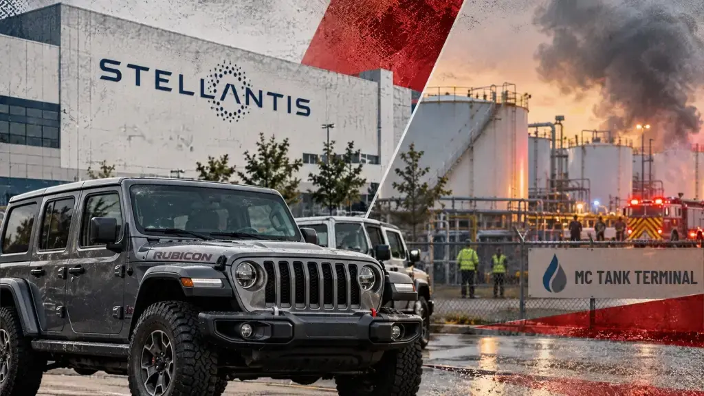 Stellantis halts Wrangler production after Toledo chemical release