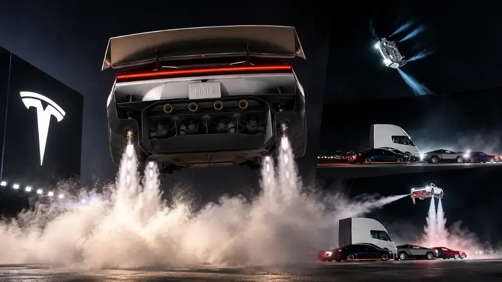 Tesla unveils rocket-inspired Roadster, targets 2028 production