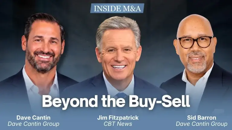 Dave Cantin Group's new SVP Sid Barron on support after the deal closes